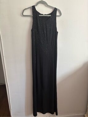 Epoca Milano maxi dress with sequin embellishments
